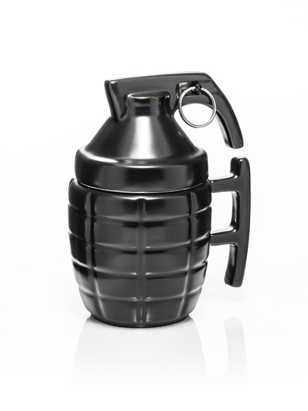 Kubek granat z ZAWLECZKĄ - CZARNY