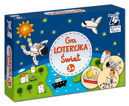 ŚWIAT 3+ GRA LOTERYJKA KAPITAN NAUKA