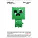 Minecraft Piksele balon foliowy Creeper 68 cm