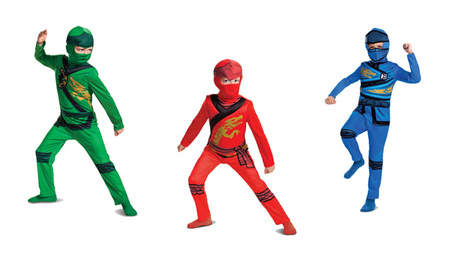 Strój dla chłopca LEGO Ninjago rozm. S 122-125 OUTLET - brak maski