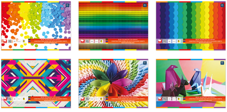 Blok techniczny kolorowy A4 10 kartek