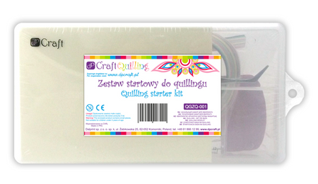 Zestaw startowy do QUILLINGU pudełko