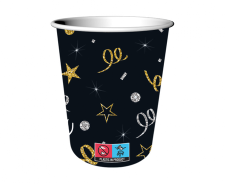 Kubeczki papierowe 18 URODZINY 200 ml 6 szt.