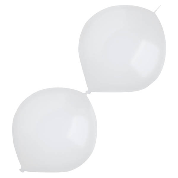 Balony do girland Everts Decor Line E-LINK Frosty White 12 cali 50 szt.