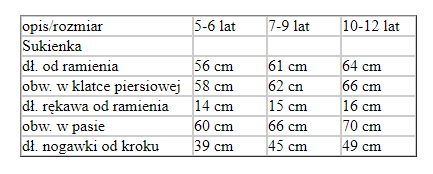 Strój dla dziewczynki Diamentowa Szkieletorka