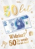 Kartka urodzinowa 50 To Wcale nie tak dużo!