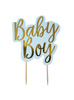 Topper dekoracyjny na tort Baby Shower - Baby Boy