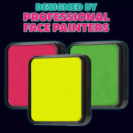 KrazeFX Paletka farb do malowania twarzy i ciała - Neon UV