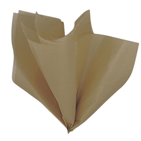 Papier bibułkowy bibuła złota 50x60 cm 5 arkuszy