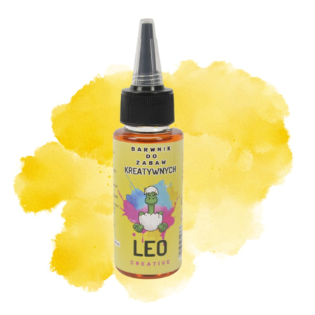 Barwnik w płynie ŻÓŁTY - 50 ml - Leo Creative