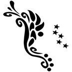 Szablon do tatuażu oczu Eulenspiegel