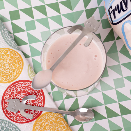 Łyżeczki kotki 2 szt. SREBRNE