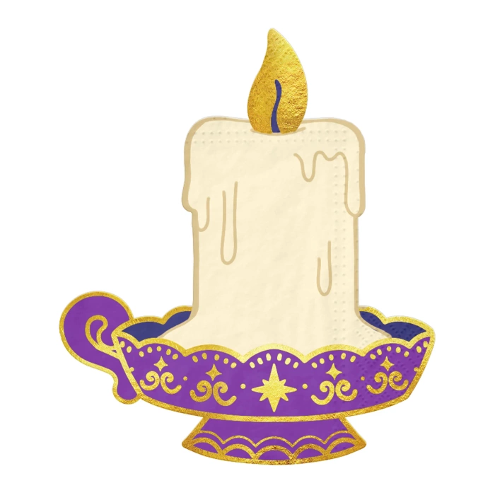 Serwetki papierowe świeczka Andrzejki Wróżki Magia 10 szt. 14,2 x 16,5 cm