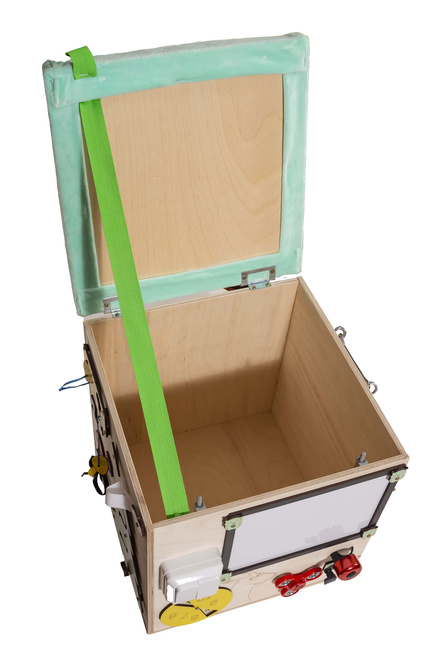 Puf manipulacyjny LAS z siedziskiem kółeczkami