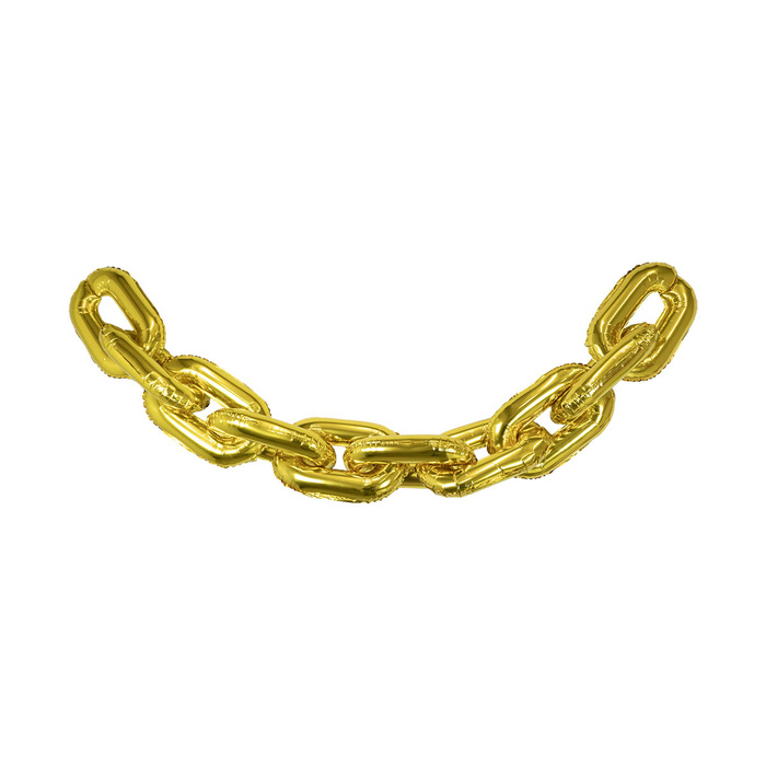 Girlanda balonowa Łańcuch złoty 190 cm