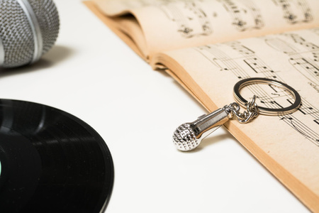 Brelok muzyka - mikrofon