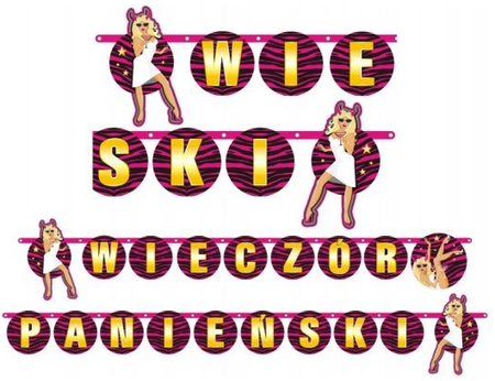 Girlanda "Wieczór Panieński" 2,2 m