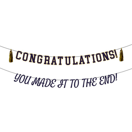 Girlanda papierowa Congatulations gratulacje! (dla studenta)