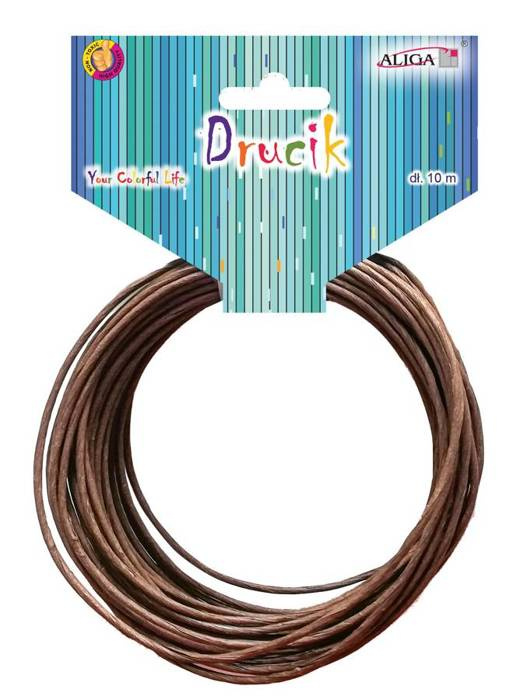 Drucik aluminiowy z brązowym pokryciem 10m