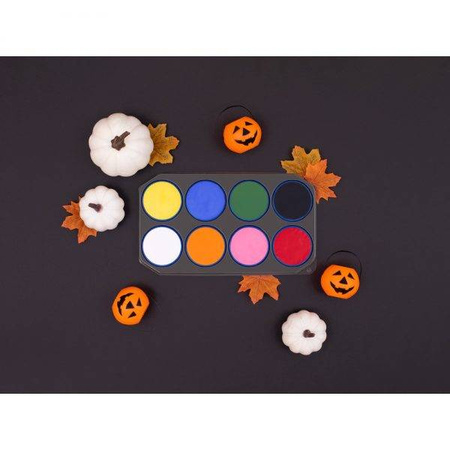 Paleta farb do malowania twarzy i ciała 8 kolorów Snazaroo 8 x 18ml