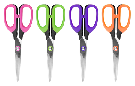 Nożyczki z miękkimi rączkami FLUO 15 cm