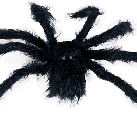 Pająk czarny duży dekoracja XL 50cm