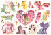 Tatuaże zmywalne wodne dla dzieci My Little Pony
