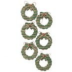 Naklejki z pianki z brokatem WIANKI 6 szt