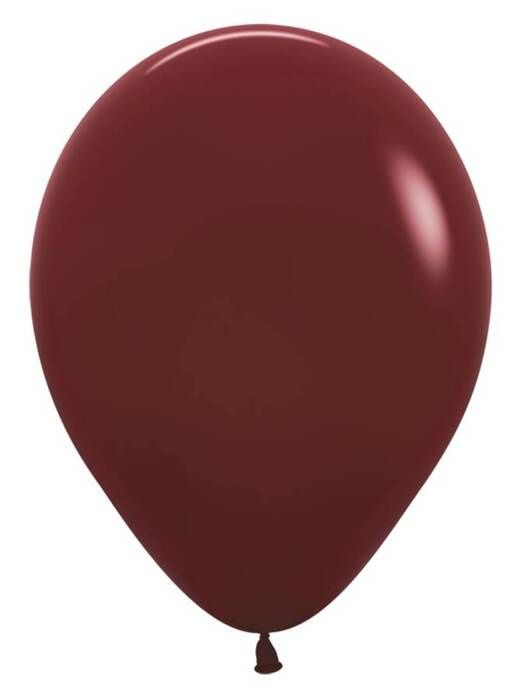 Balony Sempertex Solid 12 cali 50 szt. Merlot