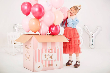 Pudełko do paczki balonowej Boy or Girl