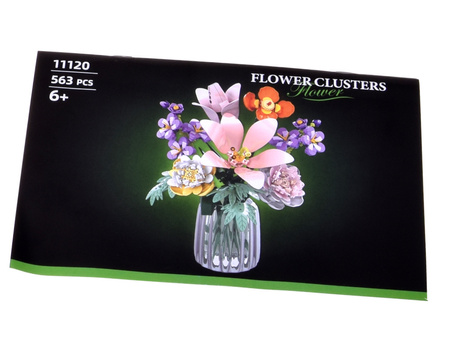 Zestaw klocków Bukiet kwiatów polnych z lilią 563 elementy