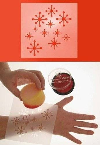 Szablon do tatuażu - Śnieżynki