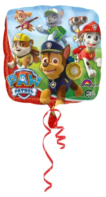 Psi Patrol kwadratowy balon foliowy 18''