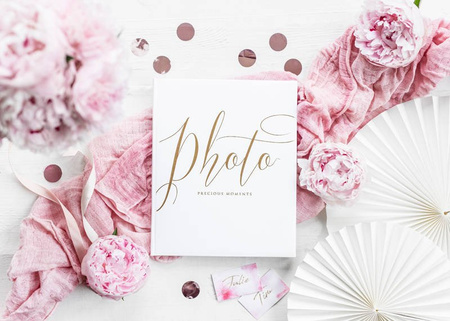 Album na zdjęcia Precious moments biały 22 kartki