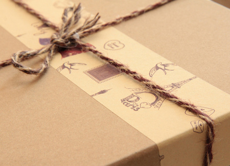 Pudełko prezentowe KRAFT wiązane 3 rozmiary 1 szt.