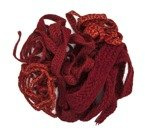 Sznurek jutowy 6 szt. czerwony