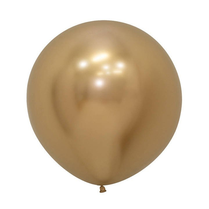 Balony Sempertex Chrome Shiny Reflex Gold 24 cale 3 szt.