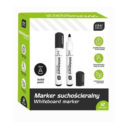 Marker suchościeralny szybkoschnący czarny