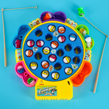 Gra zręcznościowa rodzinna rybki łowienie 24 rybek