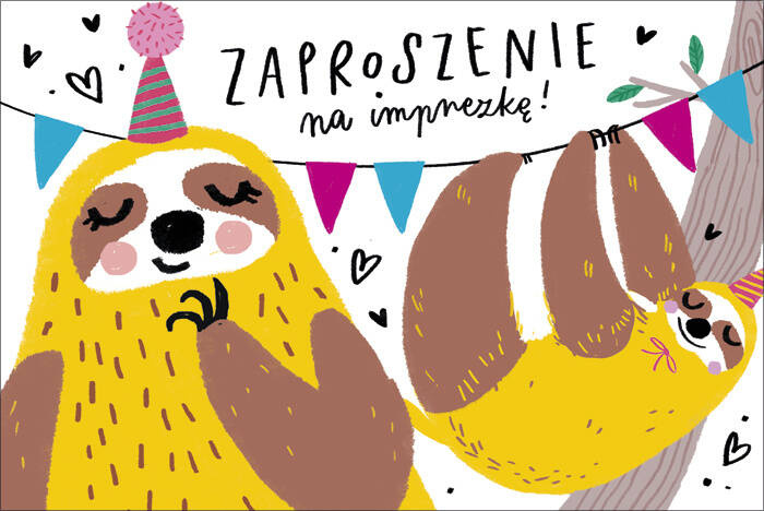 Zaproszenie na imprezkę! leniwce