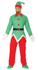 Strój męski Elf Pomocnik Mikołaja dla dorosłych