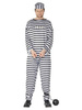 Skazaniec Więzień kombinezon w pasy Strój dla dorosłych