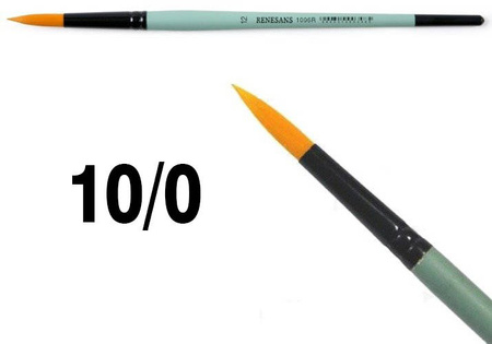 Renesans pędzel syntetyczny Okrągły 1006R rozm10/0
