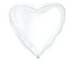 Serce jednokolorowy balon foliowy 18 cali