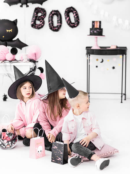 Torebka prezentowa na Halloween Nietoperze 14 x18 cm