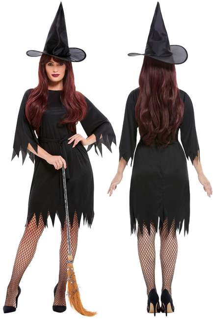 Strój dla dorosłych Upiorna Wiedźma Czarownica