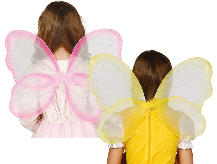 Skrzydełka skrzydła Motyla Wróżki dwa kolory 50 cm