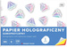 Zeszyt papierów holograficznych B5 6 kartek