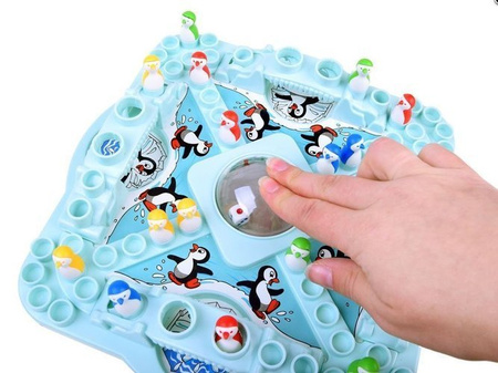 Gra rodzinna Wyścig Pingwinów Chińczyk