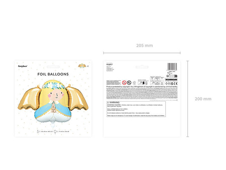 Aniołek balon foliowy 103x58 cm